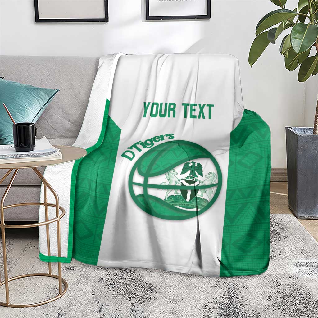 Nigeria Basketball Custom Blanket Come On Tigers - Wonder Print Shop