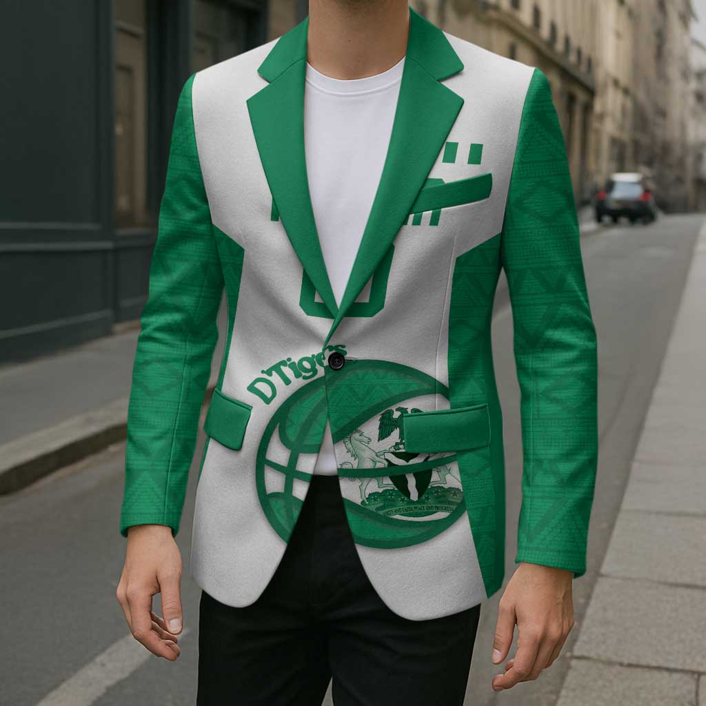 Nigeria Basketball Custom Blazer Come On Tigers - Wonder Print Shop