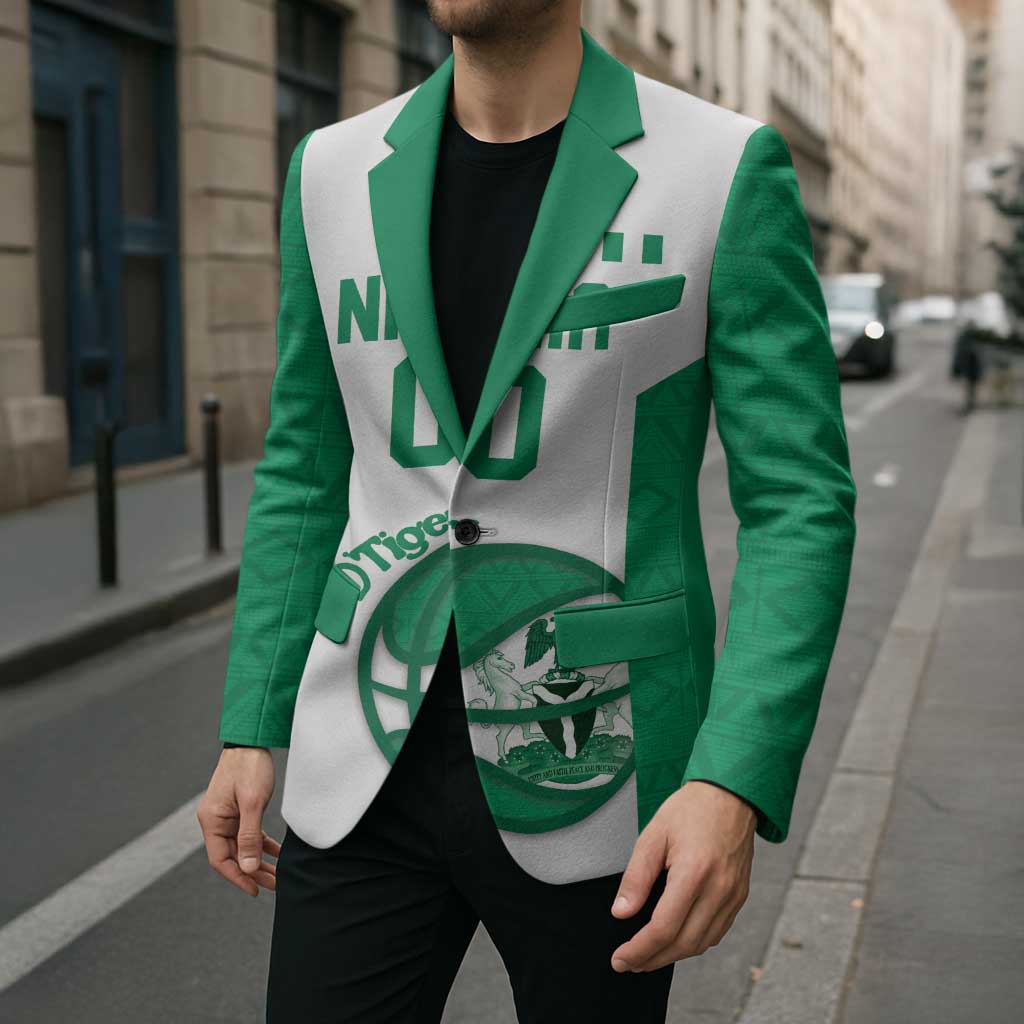 Nigeria Basketball Custom Blazer Come On Tigers - Wonder Print Shop
