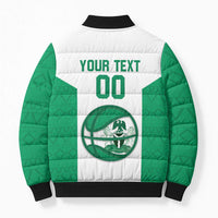Nigeria Basketball Custom Bomber Puffer Jacket Come On Tigers - Wonder Print Shop
