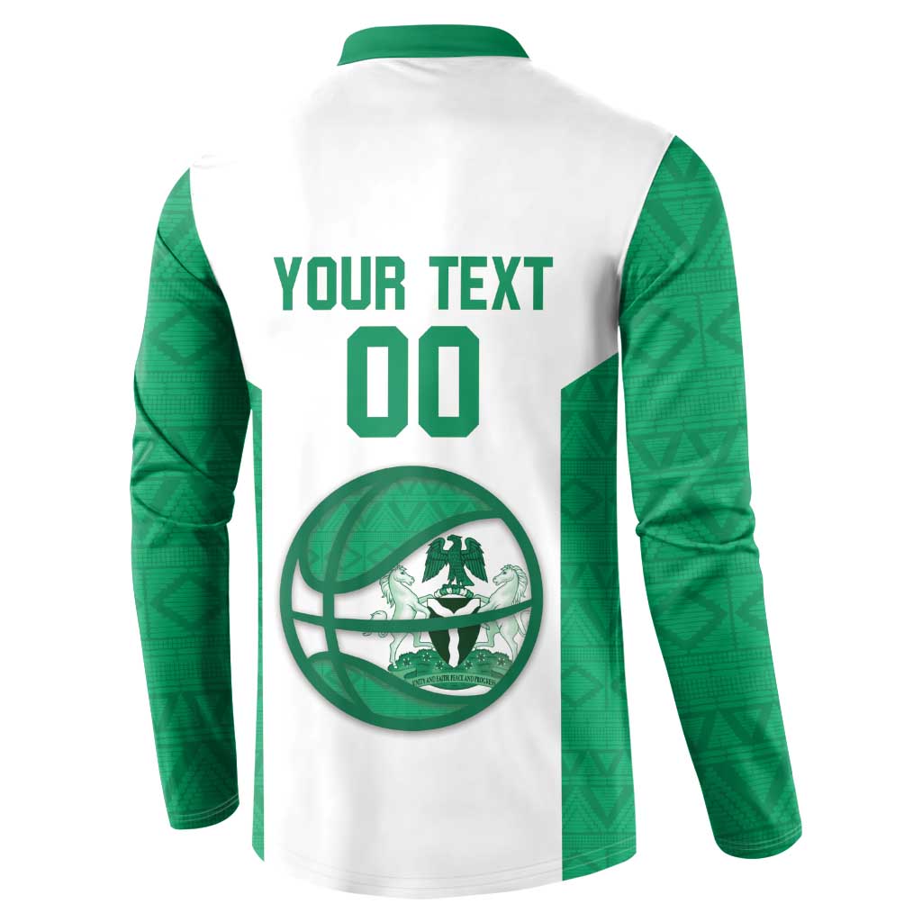 Nigeria Basketball Custom Button Sweatshirt Come On Tigers - Wonder Print Shop