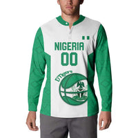 Nigeria Basketball Custom Button Sweatshirt Come On Tigers - Wonder Print Shop