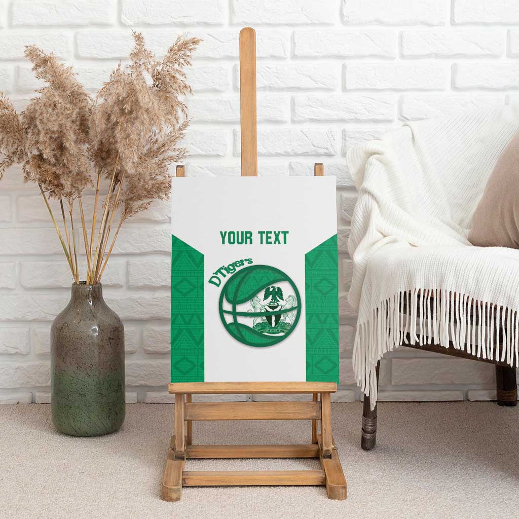 Nigeria Basketball Custom Canvas Wall Art Come On Tigers - Wonder Print Shop