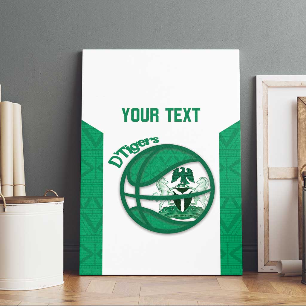Nigeria Basketball Custom Canvas Wall Art Come On Tigers - Wonder Print Shop