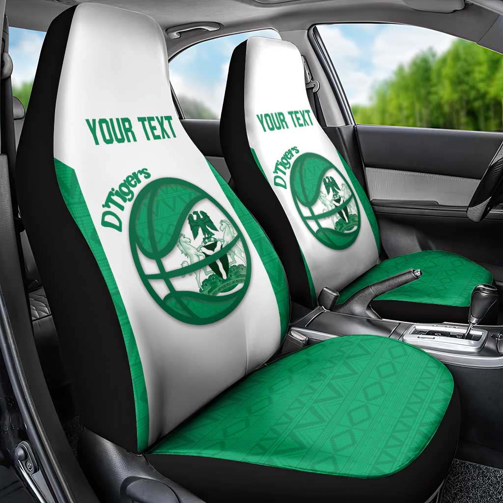 Nigeria Basketball Custom Car Seat Cover Come On Tigers - Wonder Print Shop