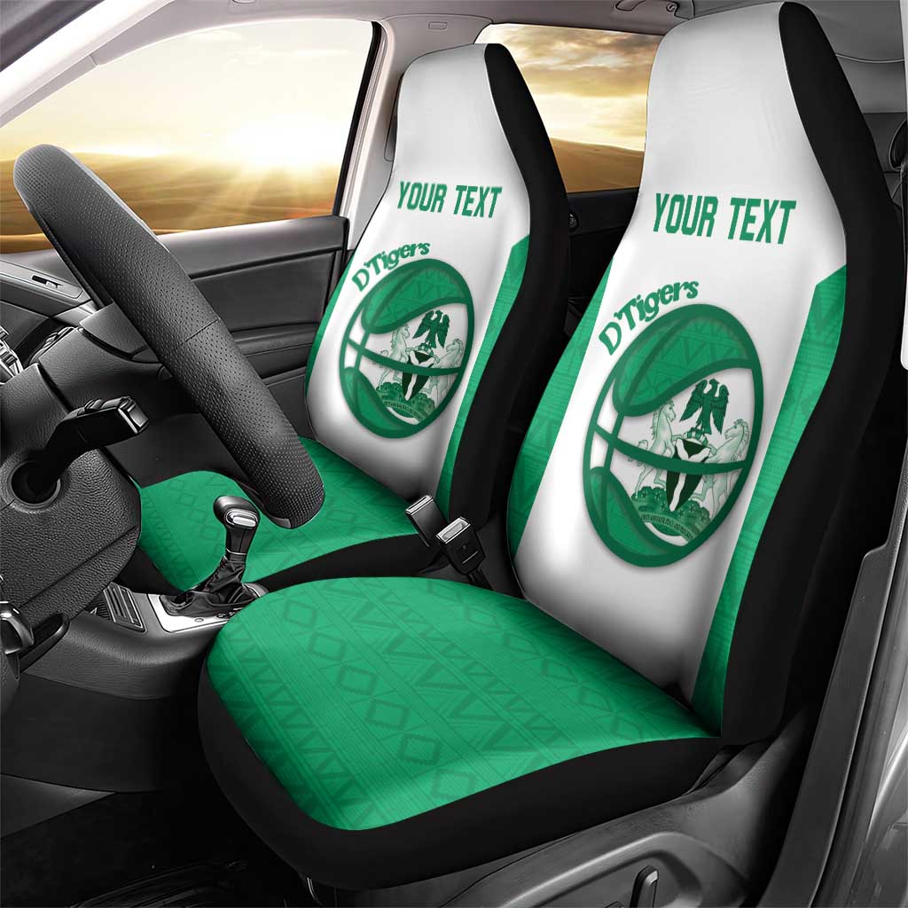 Nigeria Basketball Custom Car Seat Cover Come On Tigers - Wonder Print Shop