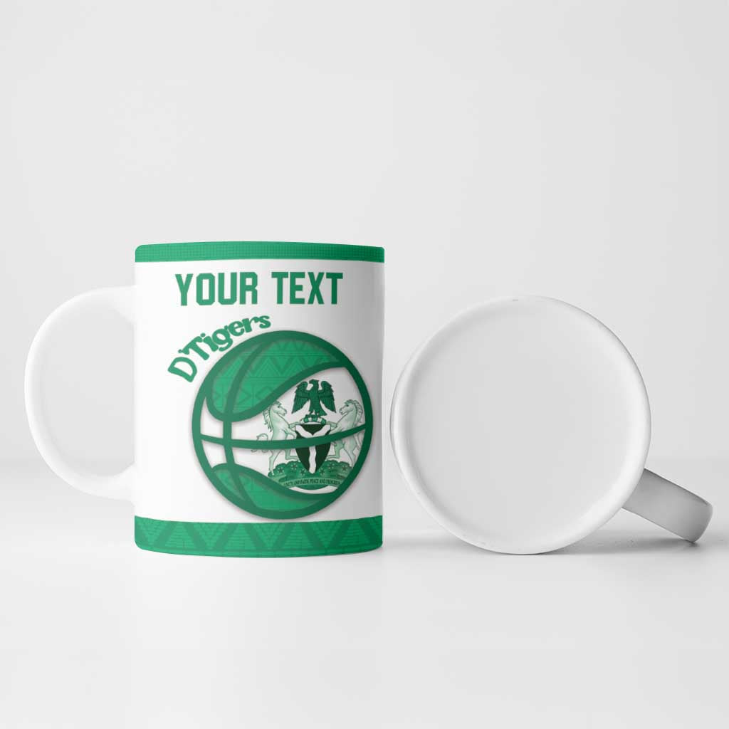 Nigeria Basketball Custom Ceramic Mug Come On Tigers - Wonder Print Shop
