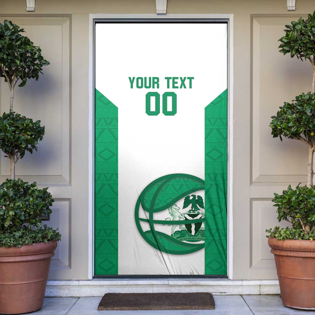 Nigeria Basketball Custom Door Cover Come On Tigers - Wonder Print Shop