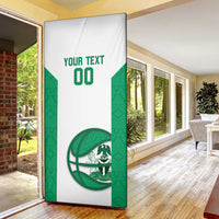 Nigeria Basketball Custom Door Cover Come On Tigers - Wonder Print Shop