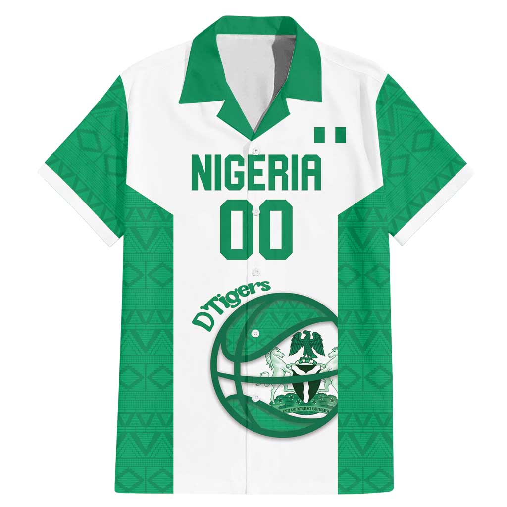 Nigeria Basketball Custom Family Matching Mermaid Dress and Hawaiian Shirt Come On Tigers - Wonder Print Shop