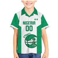 Nigeria Basketball Custom Family Matching Mermaid Dress and Hawaiian Shirt Come On Tigers - Wonder Print Shop
