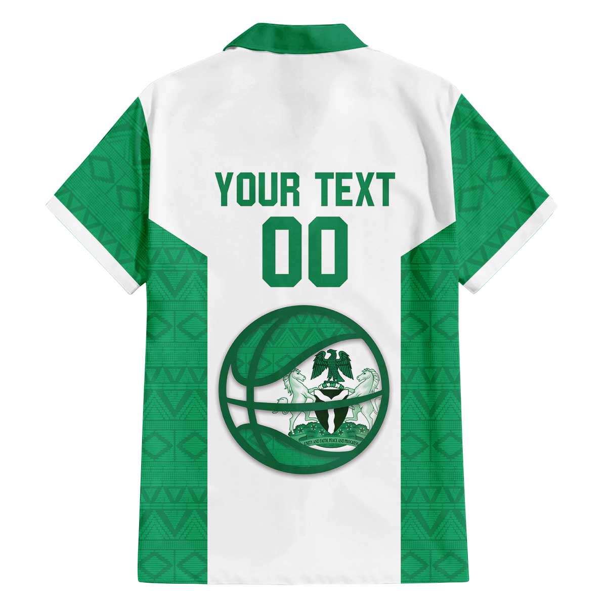 Nigeria Basketball Custom Family Matching Off The Shoulder Long Sleeve Dress and Hawaiian Shirt Come On Tigers - Wonder Print Shop