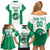 Nigeria Basketball Custom Family Matching Off Shoulder Short Dress and Hawaiian Shirt Come On Tigers - Wonder Print Shop