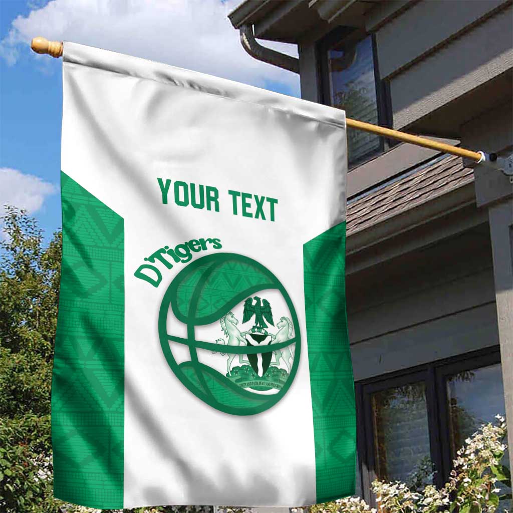 Nigeria Basketball Custom Garden Flag Come On Tigers - Wonder Print Shop