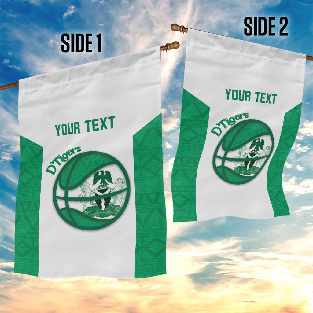 Nigeria Basketball Custom Garden Flag Come On Tigers - Wonder Print Shop