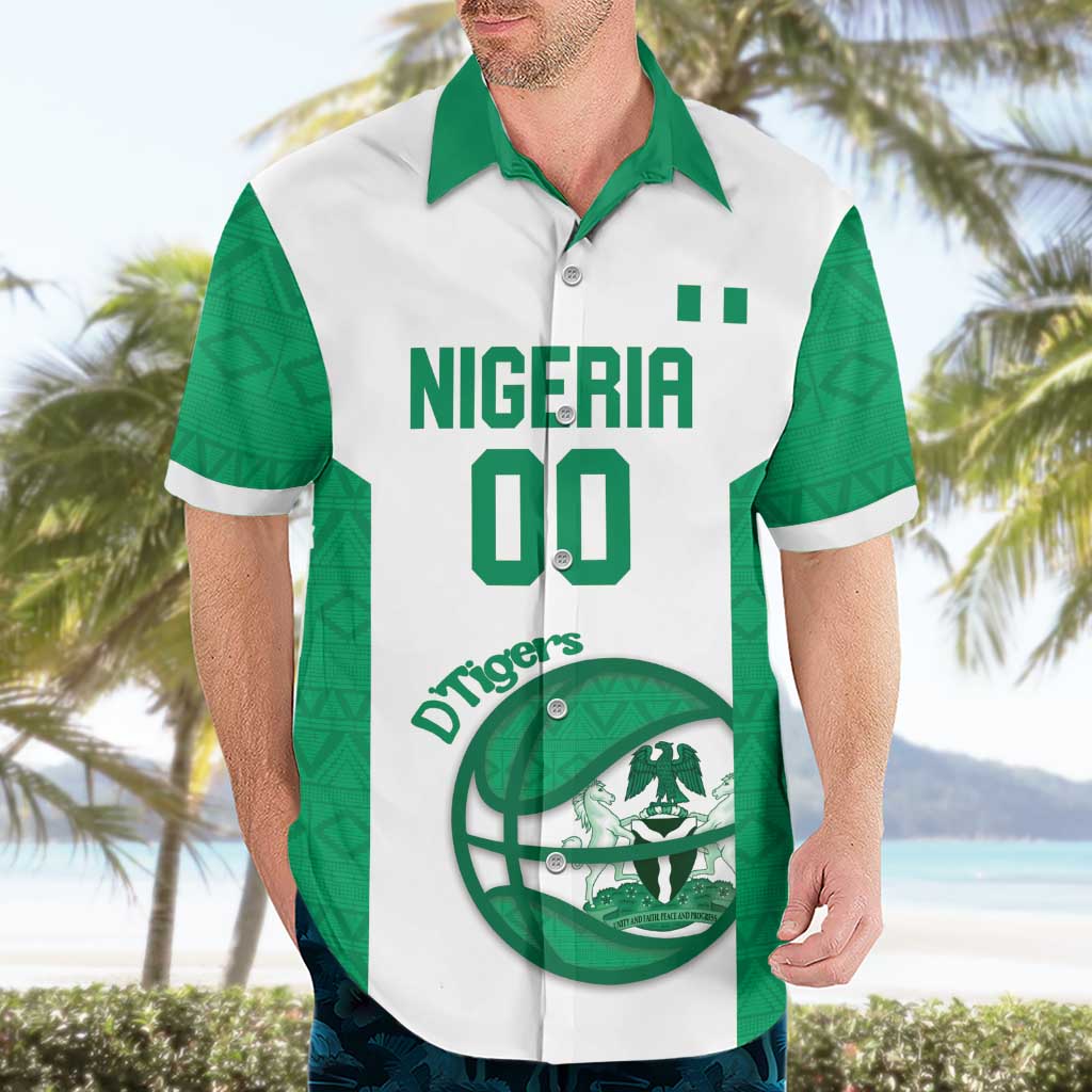 Nigeria Basketball Custom Hawaiian Shirt Come On Tigers - Wonder Print Shop