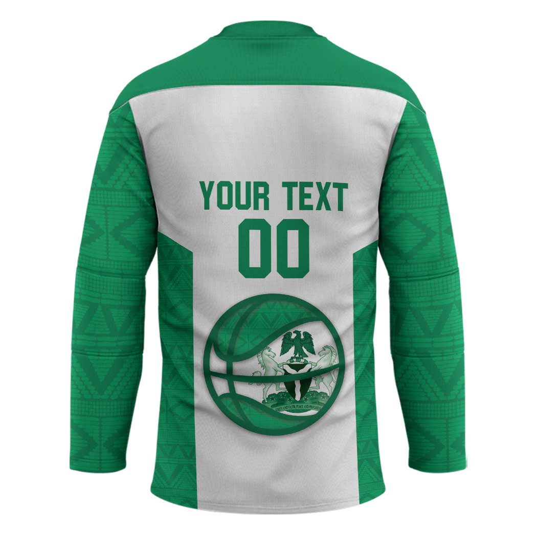 Nigeria Basketball Custom Hockey Jersey Come On Tigers - Wonder Print Shop