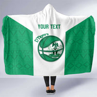 Nigeria Basketball Custom Hooded Blanket Come On Tigers - Wonder Print Shop