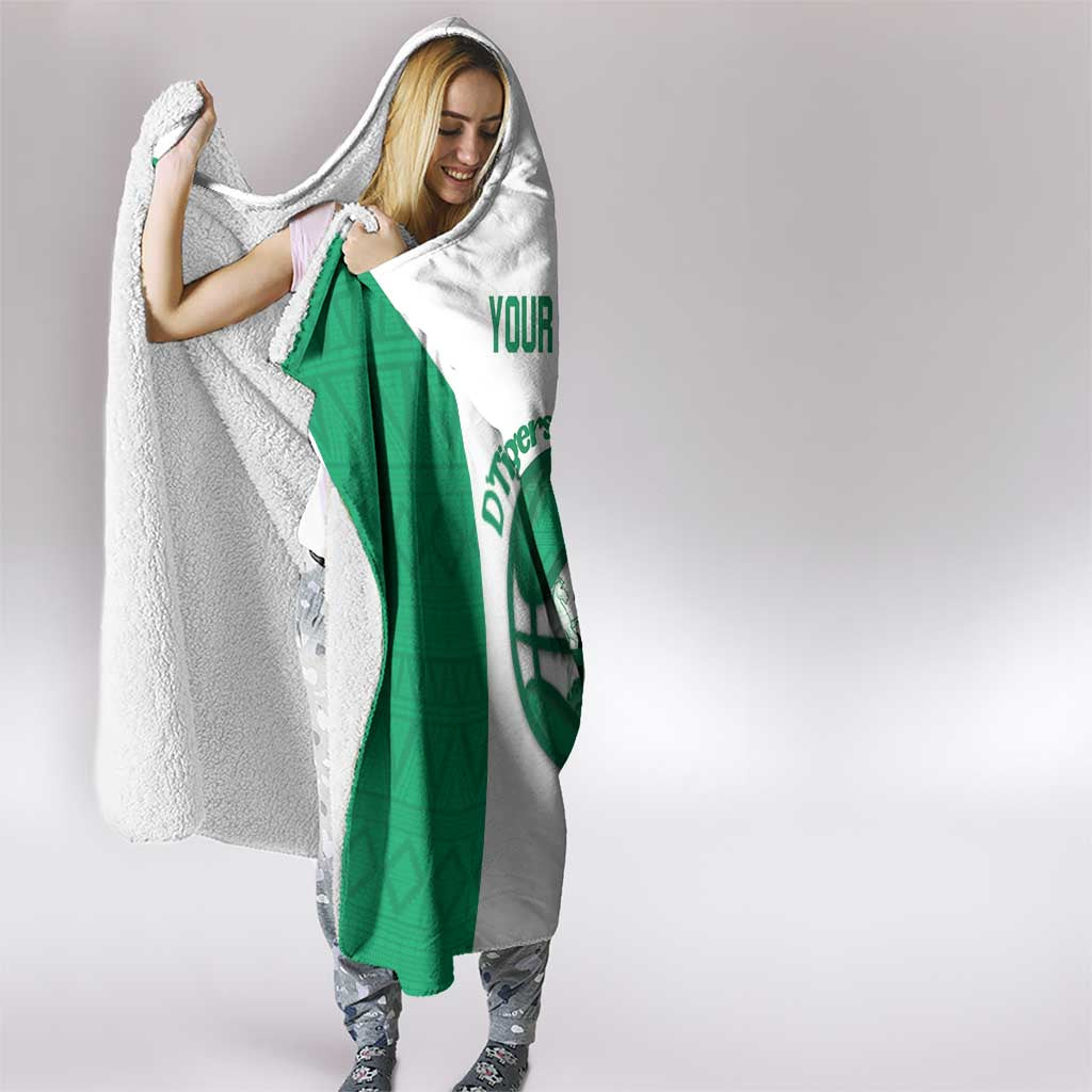 Nigeria Basketball Custom Hooded Blanket Come On Tigers - Wonder Print Shop