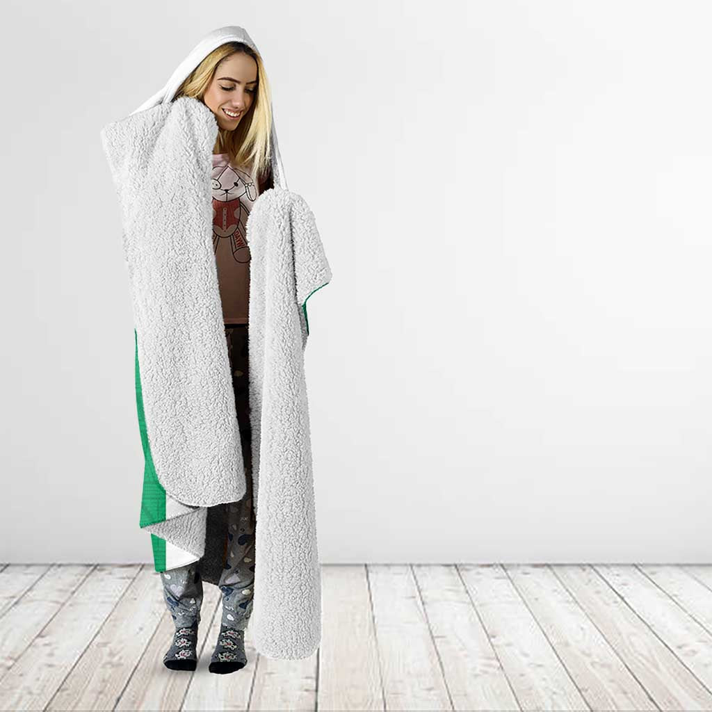 Nigeria Basketball Custom Hooded Blanket Come On Tigers - Wonder Print Shop