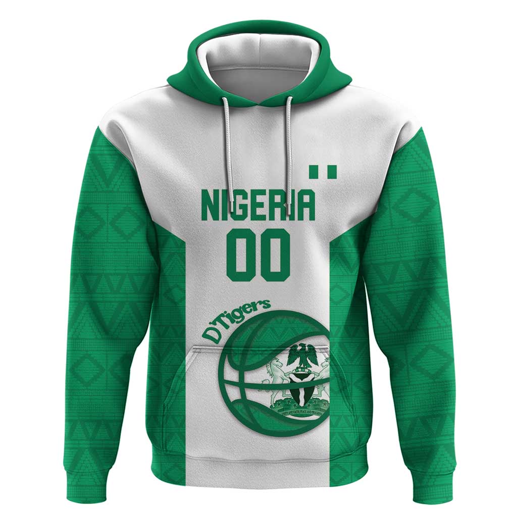 Nigeria Basketball Custom Hoodie Come On Tigers - Wonder Print Shop