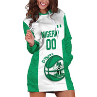 Nigeria Basketball Custom Hoodie Dress Come On Tigers - Wonder Print Shop