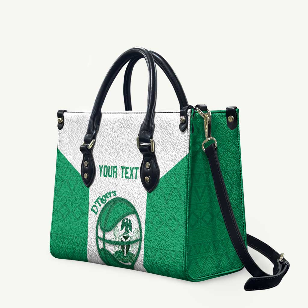 Nigeria Basketball Custom Leather Bag Come On Tigers - Wonder Print Shop