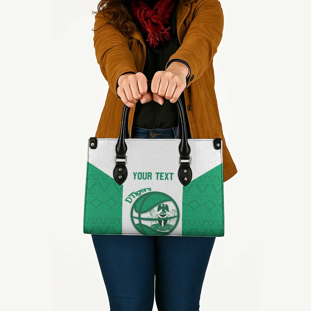 Nigeria Basketball Custom Leather Bag Come On Tigers - Wonder Print Shop