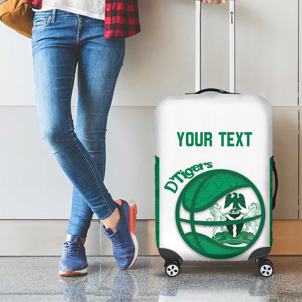 Nigeria Basketball Custom Luggage Cover Come On Tigers - Wonder Print Shop