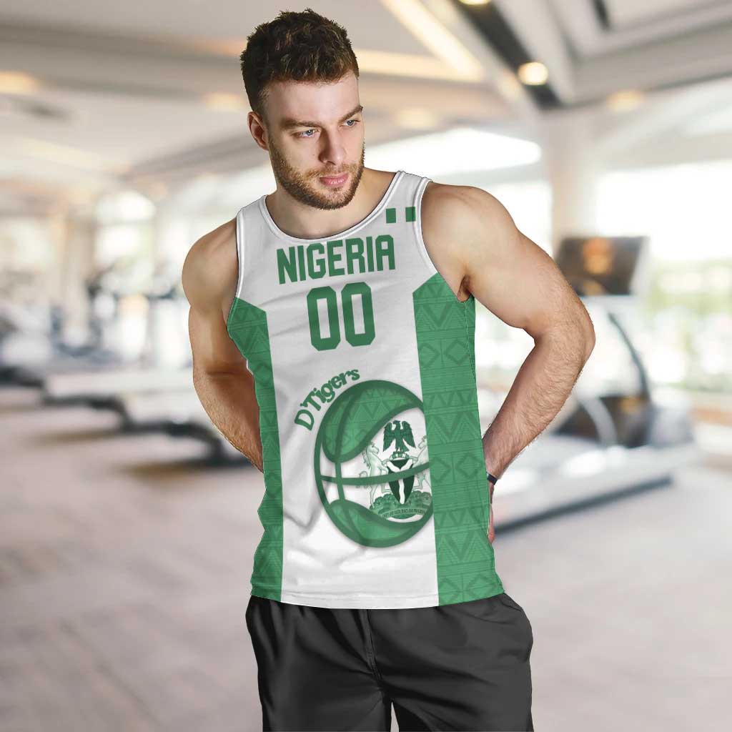 Nigeria Basketball Custom Men Tank Top Come On Tigers - Wonder Print Shop