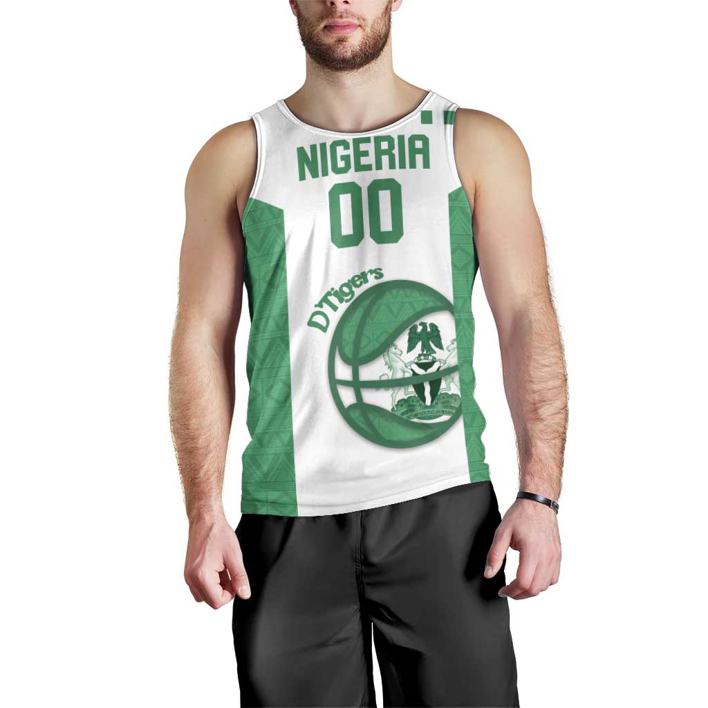 Nigeria Basketball Custom Men Tank Top Come On Tigers - Wonder Print Shop