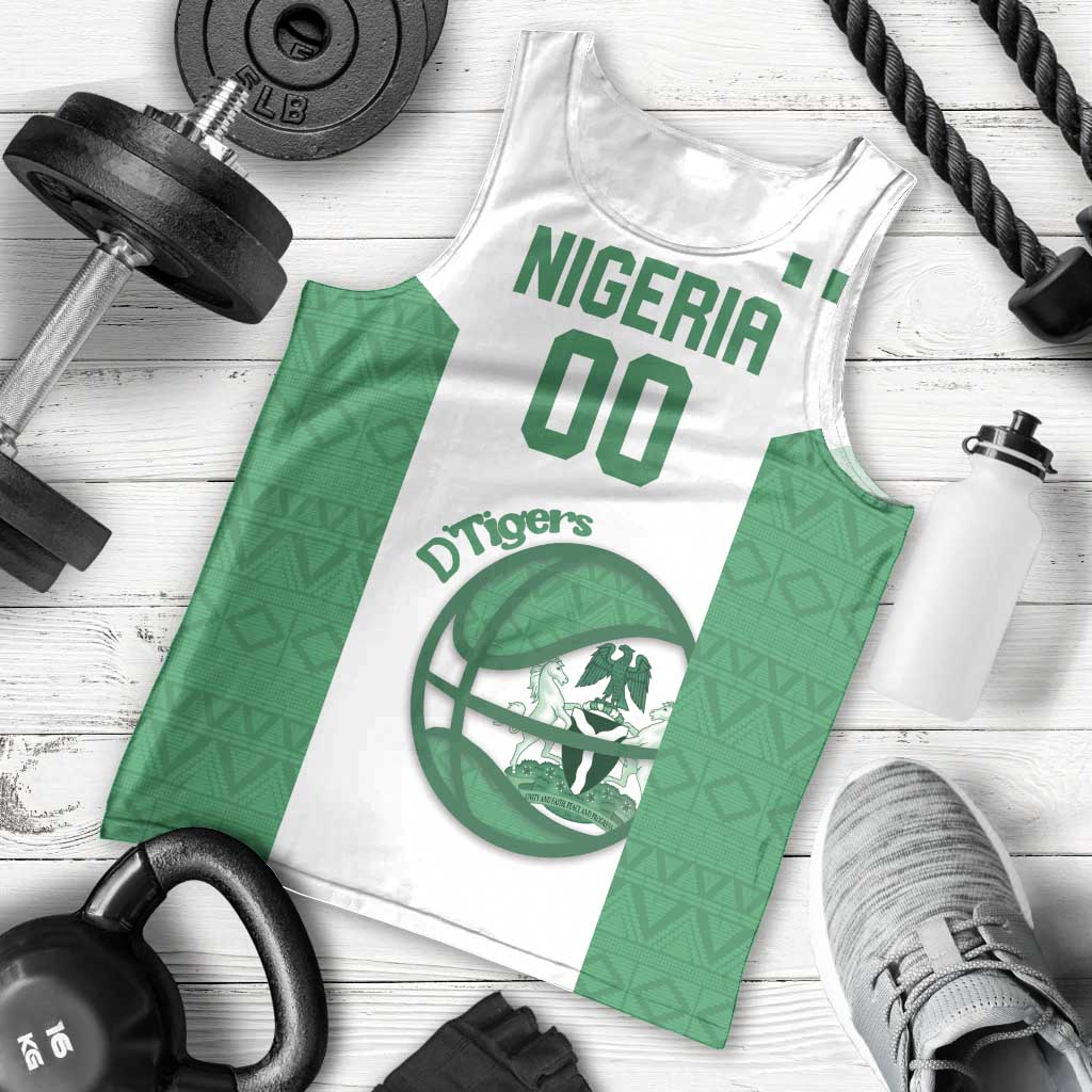 Nigeria Basketball Custom Men Tank Top Come On Tigers - Wonder Print Shop