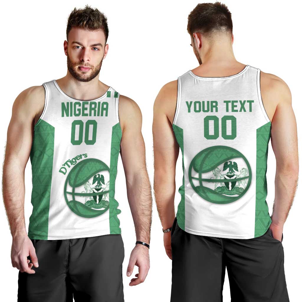 Nigeria Basketball Custom Men Tank Top Come On Tigers - Wonder Print Shop
