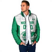 Nigeria Basketball Custom Padded Jacket Come On Tigers - Wonder Print Shop