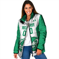 Nigeria Basketball Custom Padded Jacket Come On Tigers - Wonder Print Shop