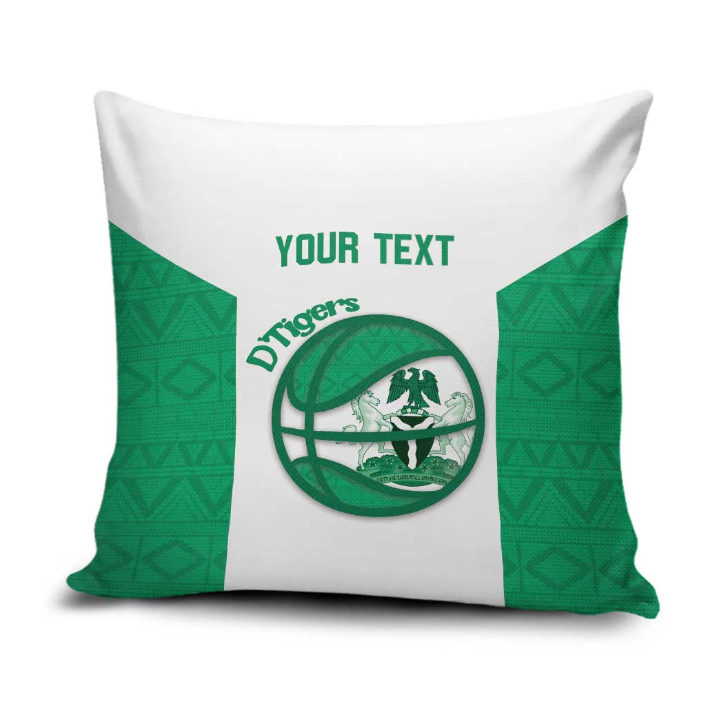 Nigeria Basketball Custom Pillow Cover Come On Tigers - Wonder Print Shop