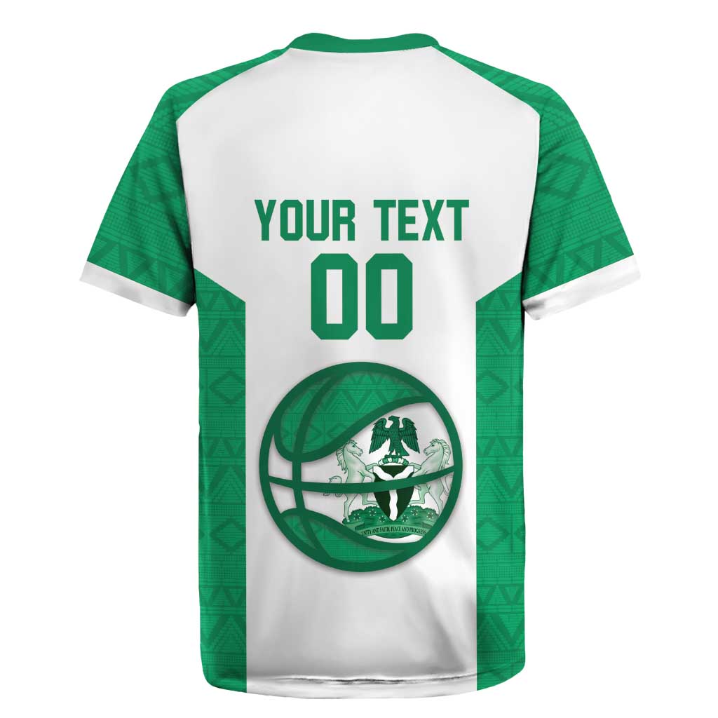 Nigeria Basketball Custom Rugby Jersey Come On Tigers - Wonder Print Shop