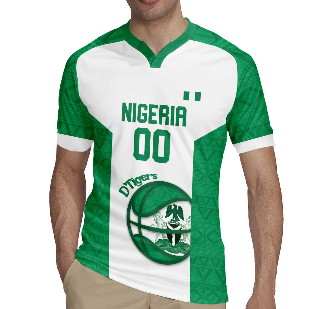 Nigeria Basketball Custom Rugby Jersey Come On Tigers - Wonder Print Shop