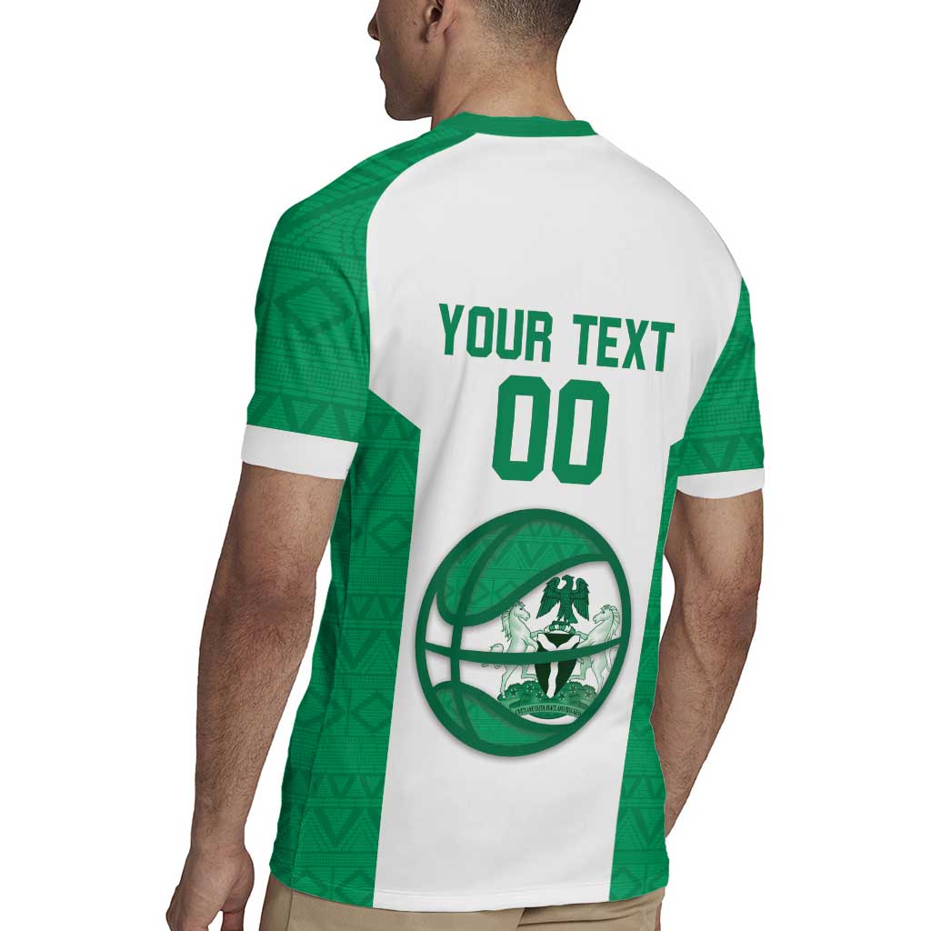Nigeria Basketball Custom Rugby Jersey Come On Tigers - Wonder Print Shop