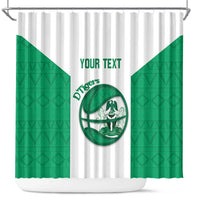 Nigeria Basketball Custom Shower Curtain Come On Tigers - Wonder Print Shop