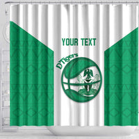 Nigeria Basketball Custom Shower Curtain Come On Tigers - Wonder Print Shop