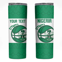 Nigeria Basketball Custom Skinny Tumbler Come On Tigers - Wonder Print Shop