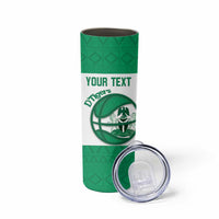 Nigeria Basketball Custom Skinny Tumbler Come On Tigers - Wonder Print Shop