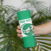 Nigeria Basketball Custom Skinny Tumbler Come On Tigers - Wonder Print Shop