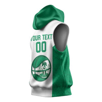 Nigeria Basketball Custom Sleeveless Hoodie Come On Tigers - Wonder Print Shop
