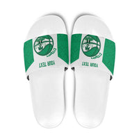 Nigeria Basketball Custom Slide Sandals Come On Tigers - Wonder Print Shop