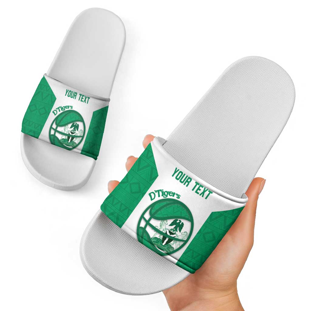 Nigeria Basketball Custom Slide Sandals Come On Tigers - Wonder Print Shop