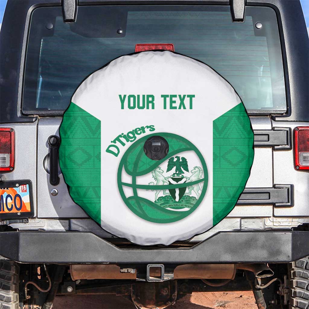 Nigeria Basketball Custom Spare Tire Cover Come On Tigers - Wonder Print Shop