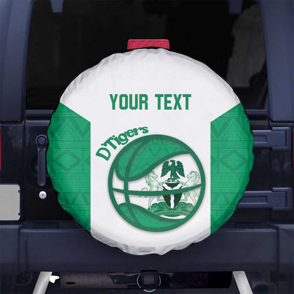Nigeria Basketball Custom Spare Tire Cover Come On Tigers - Wonder Print Shop