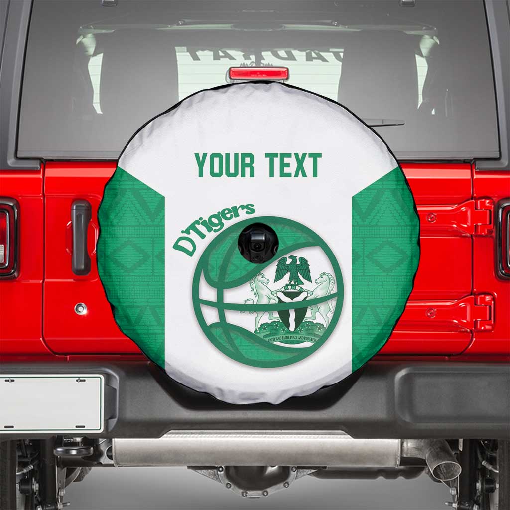 Nigeria Basketball Custom Spare Tire Cover Come On Tigers - Wonder Print Shop